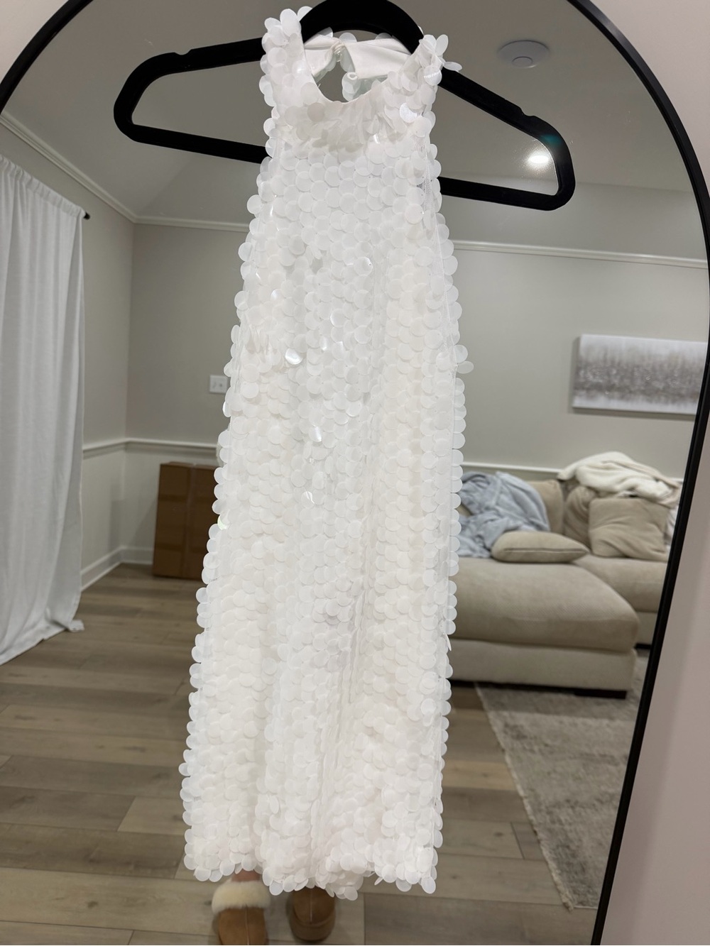 12th Tribe Vera White Payette Mini Dress